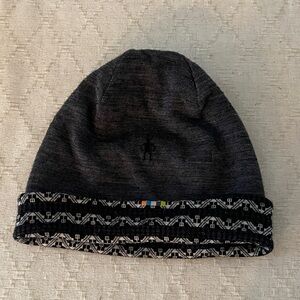 Smartwool Charcoal and Patterned Beanie